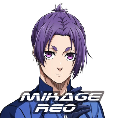 ブルーロックの御影玲王のバストアップ画像。