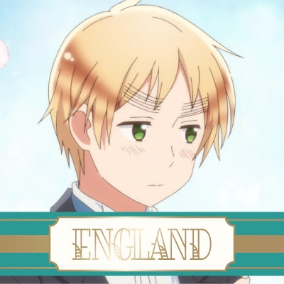 アニメ「ヘタリア World★Stars」イギリスのバストアップ画像。