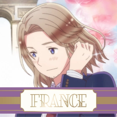 アニメ「ヘタリア World★Stars」フランスのバストアップ画像。