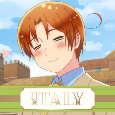 アニメ「ヘタリア World★Stars」イタリアのバストアップ画像。
