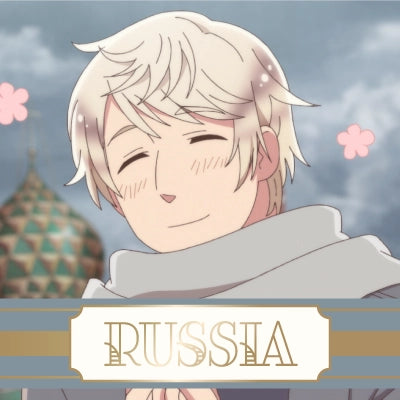 アニメ「ヘタリア World★Stars」ロシアのバストアップ画像。