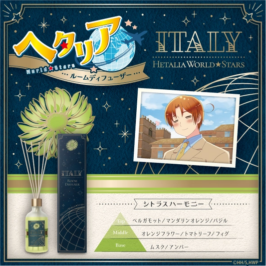 アニメ「ヘタリア World★Stars」ルームディフューザー イタリア～シトラスハーモニー～