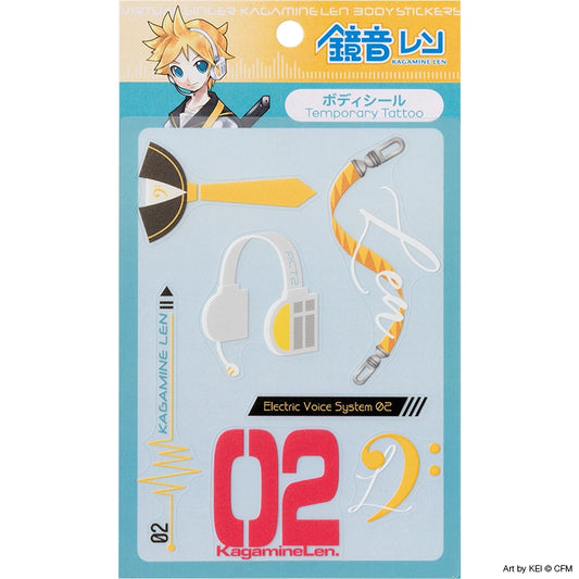 『ピアプロキャラクターズ』ボディシール 鏡音レン【ネコポス対象商品】